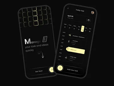 Task Manager App animation app design task manager app ui ui design uiux