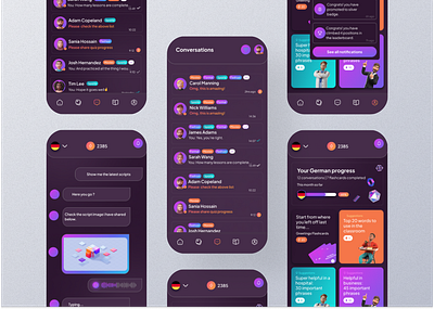 Mordern Mobile ui design by Nayyar Khalil on Dribbble