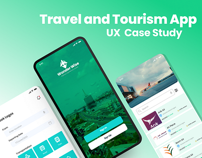 Travel and Tourism - Mobile App (UX Case Study) appdesign casestudy mobileapp mobiledesign ui uxdesign