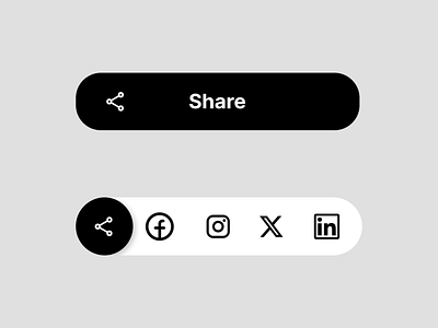 Social Share Button #DailyUI 010/100 branding button design graphic design icondesign illustration logo socialsharebutton socialshareicon ui uidesign uiux userexperiencedesign userinterfacedesign ux uxdesign