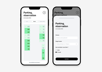 Parking App Booking 🕜 figma graphic design parking app product ui ux