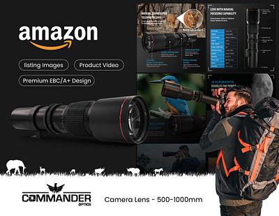 A+ Premium EBC/ A+ Design Commander Camera Lens 500-1000 amaozn a amazon amazon content amazon images amazon listing ebc ebc content lisintg content lisitng images listing