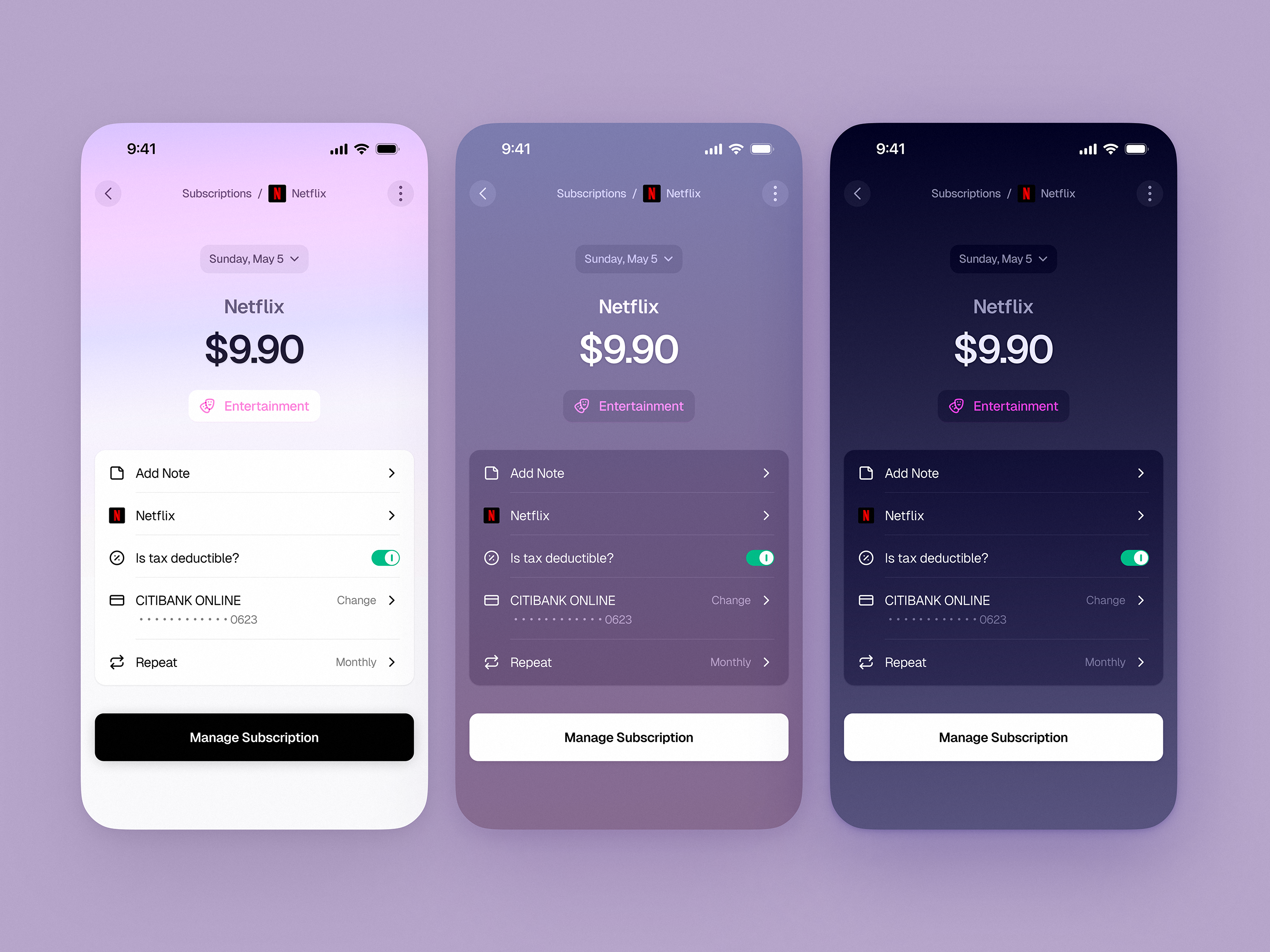 Example of Web & Product Design