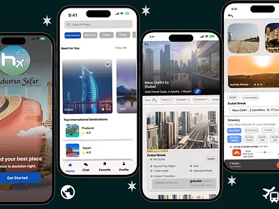 Travel Planning App-Hindustan Safar app branding design figma graphic design landing app mobile app ui uipage uiux
