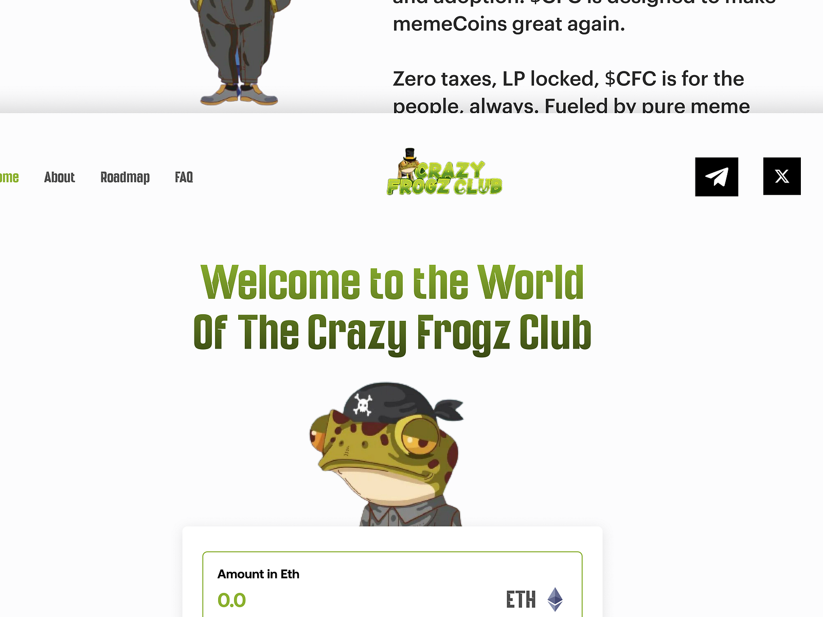 CFC Meme Coin Website by udoh jerry on Dribbble