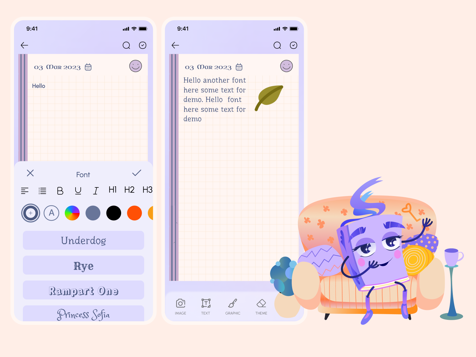 Example of UI/UX Wellness & Health Mobile Startups 