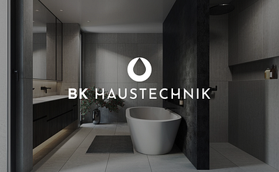 BK Haustechnik branding graphic design logo