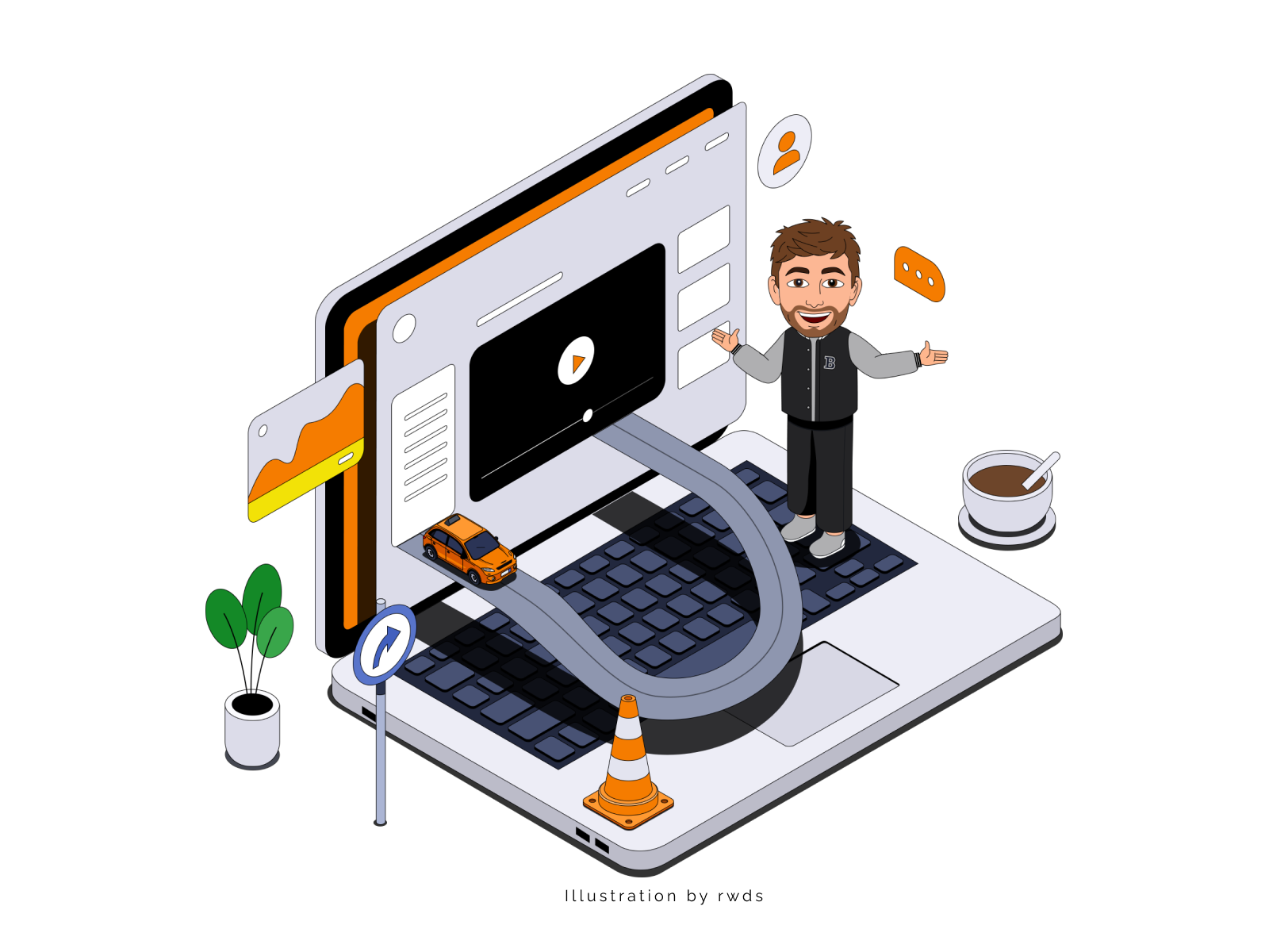 Example of Small Illustrations