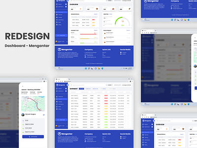 Mengantar Website Dashboard Redesign | UI/UX Design adobe xd figma graphic design interactive mengantar mobile design prototype ui uiux user experience user interface ux web design website design wireframe