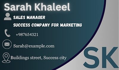 Business card business card graphic design