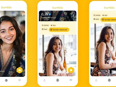 A Dating App Like Bumble app like bumble branding datingapp ui