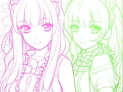 Gradient art art cute design graphic design illustration