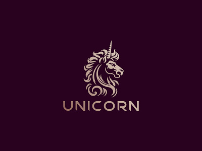 UNICORN LOGO agency branding company creativem crest firm graphic design head horse horse logo identy logo marketing royal ui unicorn unicorn logo unique ux vector