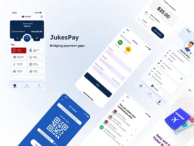 JukesPay airtime data fintech payment ui