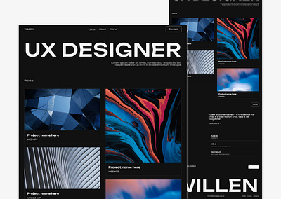 UX Designer Portfolio Site Template by Kurt Mose on Dribbble