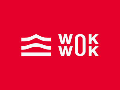 Концепт логотипа сервиса доставки блюд азиатской кухни "WOKWOK" brand brand design brand identity branding corporate corporate identity graphic design logo logo design visual visual identity