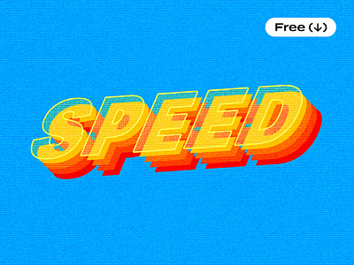 70s Retro Text Effect 70s cartoon comic download effect free freebie halftone layered motion pattern photoshop pixelbuddha psd retro stripes template text vintage