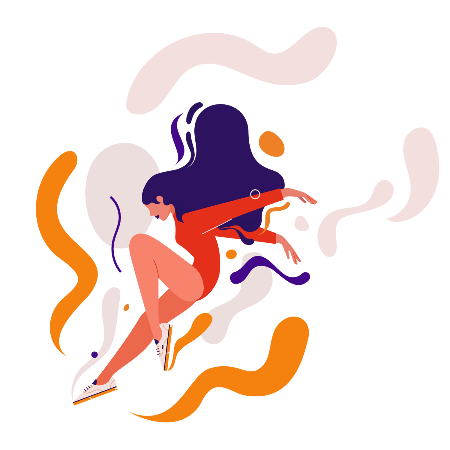 Make It Special Monsie x Vans artwork branding character design design flat art flat design graphic design ill illustration minimal movement poster vector woman