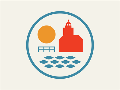 Macatawa Counseling beach big branding counseling holland lake lighthouse logo macatawa michigan red sunset water
