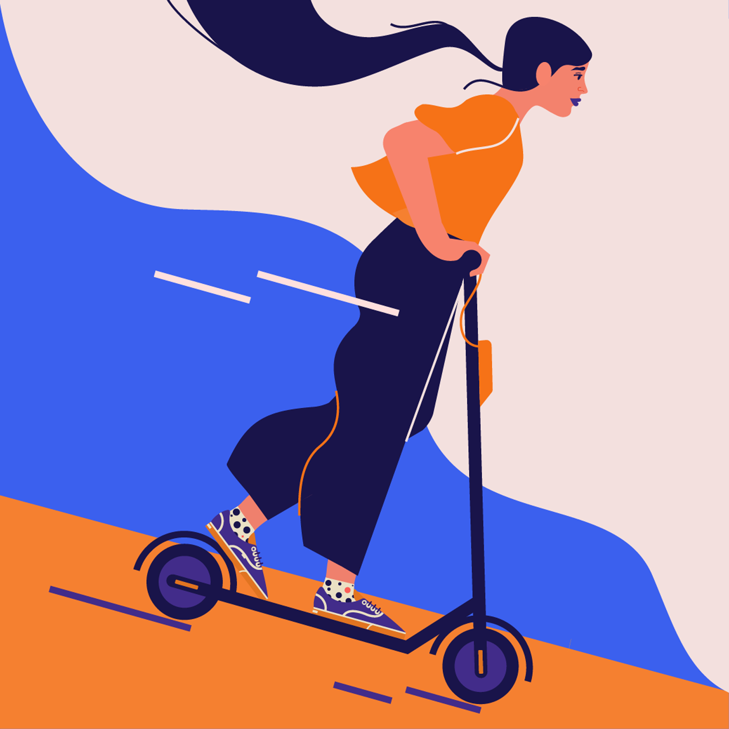Come through adobe illustrator art artwork branding character character design color design geometric graphic design illusta illustration minimal art poster sketch vector woman