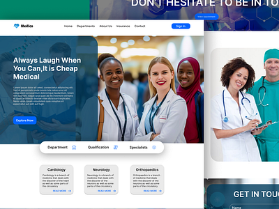 Doctor Appoinment Langing Page Design! app designe branding design doctor appoinment design figma health care design illustration interactive designe product designe ui ui design ux design web designe