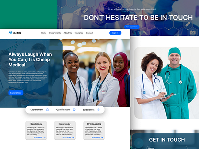 Doctor Appoinment Langing Page Design! app designe branding design doctor appoinment design figma health care design illustration interactive designe product designe ui ui design ux design web designe