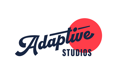 Adaptive Studios logo animation 2d animation animation 2d logo motion design motion graphic motion graphics text