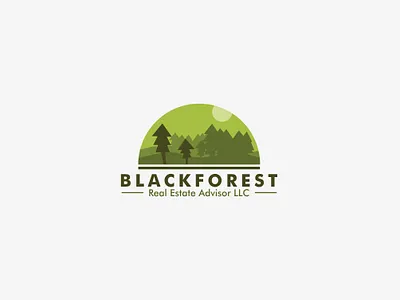 Black forest logo graphic design green green logo logo nature nature logo