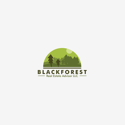 Black forest logo graphic design green green logo logo nature nature logo