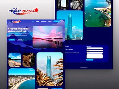 web design photographers Chilean Photos design ux figma ui web design