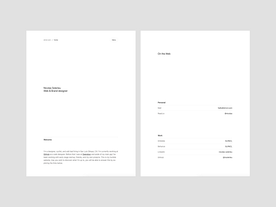 slrncl.com (2024) layout paper personal print web web design