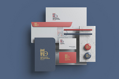 70 years Instituto de Historia PUCV branding graphic design