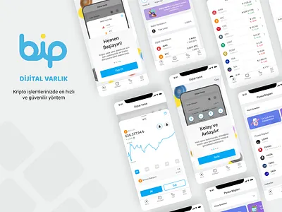 BiP Digital Asset bip crypto design digital digital asset mobile money ui ui design ux ux design