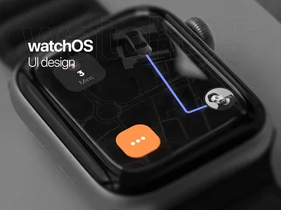 Online taxi watchOS app UI design app apple watch concept driver online taxi passenger taxi ui uiux ux watchos