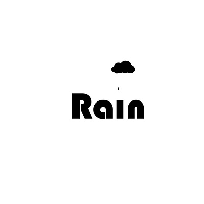 Looped animation for letter " Rain " 2d 2d animation after effects animation gif illustration logo animation looping animation motion design motion graphics