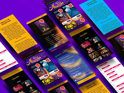 ilovestage musical ticket sales web app application figma graphic design interface ui ux wireframe