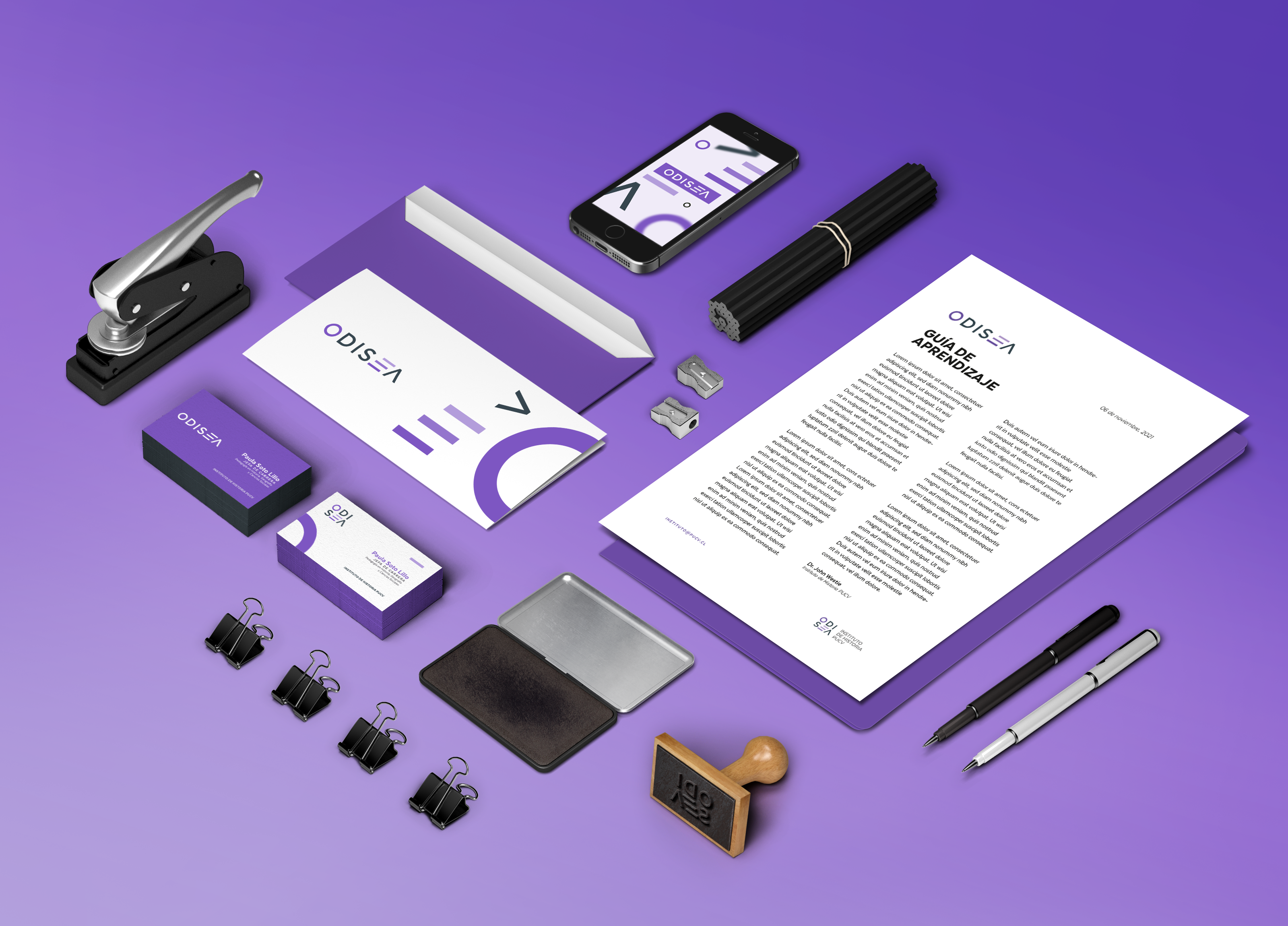 Odisea | Educational group branding graphic design logo