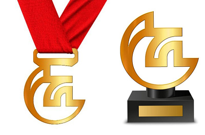 Trophy and Medal design branding graphic design logo