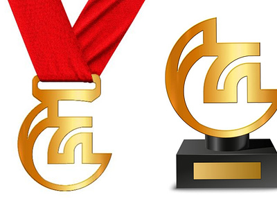 Trophy and Medal design branding graphic design logo