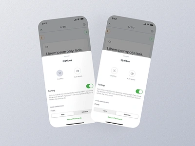 Flash Card Setting Mobile App Ui app design flash card flash card app flash card dashboard flash card design flash card feature flash card interface flash card mobileapp flash card option flash card page flash card screen flash card setting flash card setup flash card setup ui flash card ui flash card view flash card widget screen ui