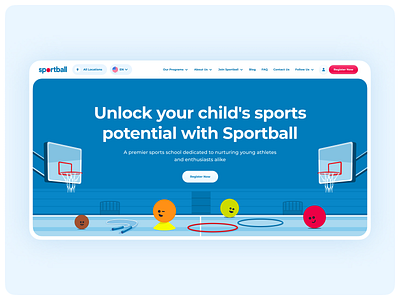 Sportball. Website Redesign. Case Study branding colors design desktop graphic design icons illustration layout mobile sport ui website