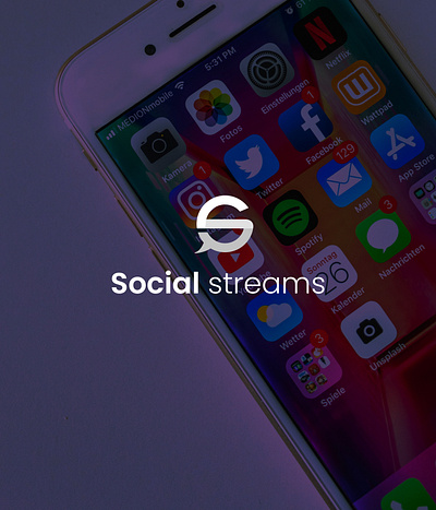 Social Streams logo branding graphic design logo