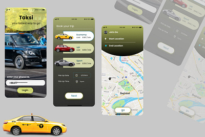Taksi delivery app