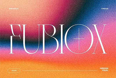 Fubiox - Display Serif beautiful elegant latin logo logofont logotype magazines modern serif serif font type typeface