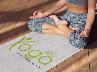 WeYoga Logo branding design graphic design illustration illustrator logo vector