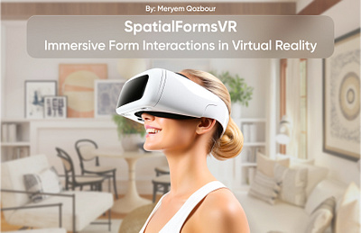 Immersive Form Interactions in Virtual Reality 🤩 appdesign graphic design mobile design product design spatial ui ui user experience user interface ux uxui vision pro visual design vr webdesign