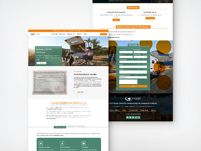 #1 RV Manufacturer in China - Ecocampor Website Design/Develop branding design landing page website design wordpress website