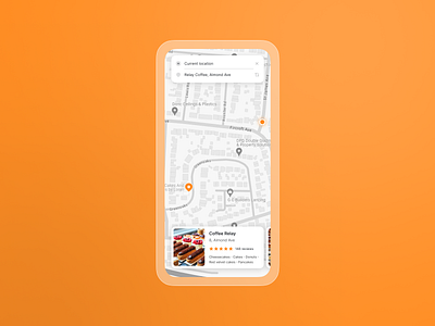 Daily UI #12 - Map view challenge daily ui design google maps map street ui