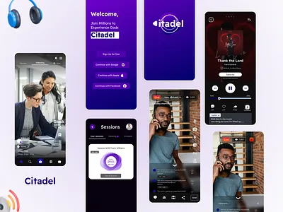 Music App mobile app music app ui