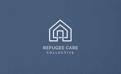 Refugee Care Collective Branding brand branding calming home house non profit warm welcoming